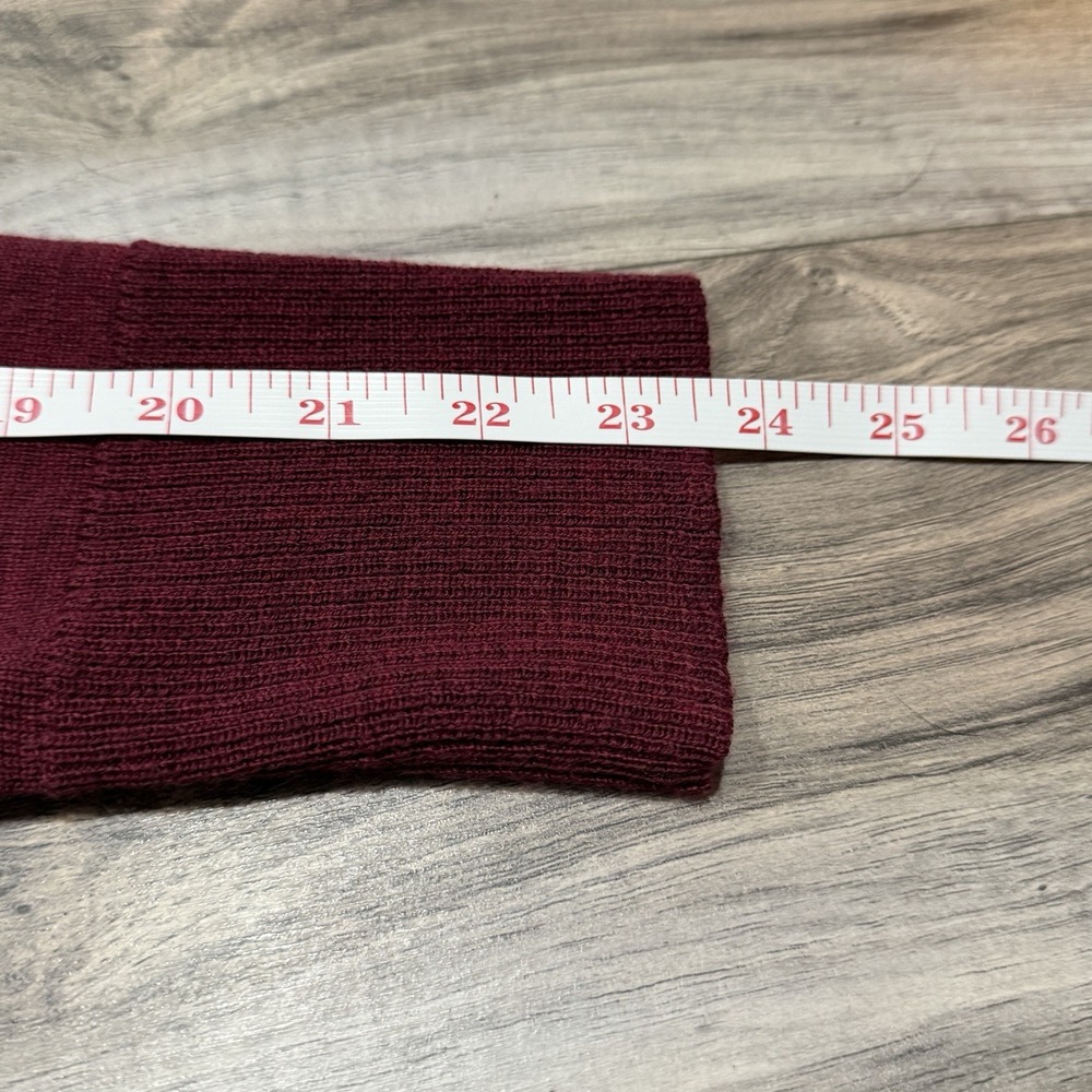 Eileen Fisher Asymmetrical Long Sleeve Dress in Wine - Picture 8 of 8
